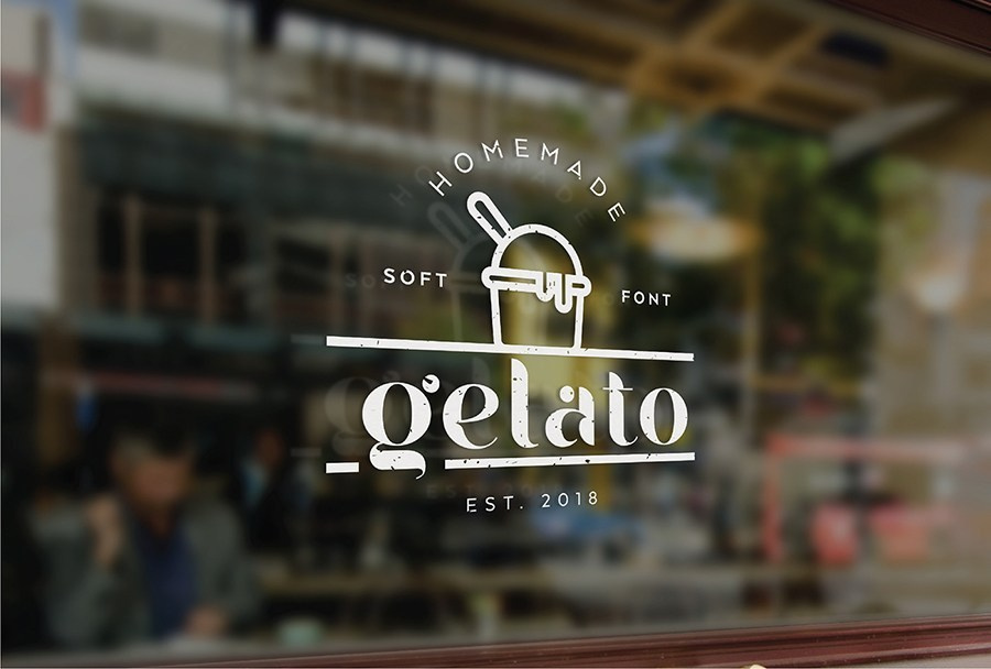 Gelato Soft 免费显示字体(Gelato Soft Free Display Font)插图