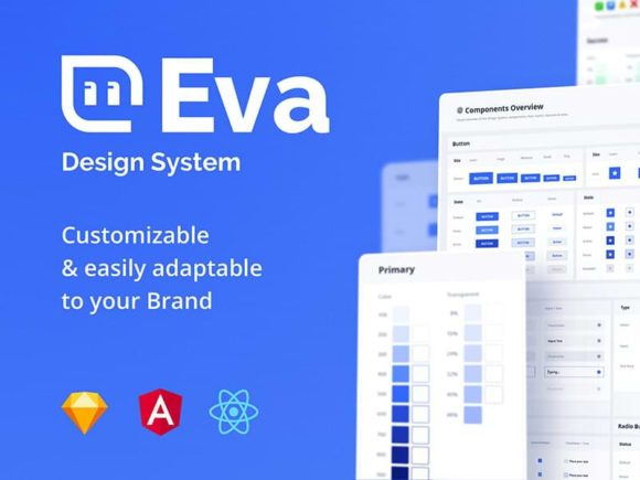 Eva: A free Design System for Sketch by Akveo ~ EpicPxls