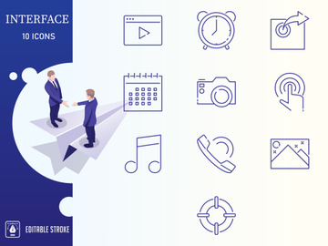 Outline : Interface and Ui Icon Set
