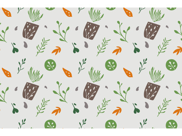 Summer Scandinavian Doodle Pattern