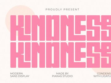 Kindness - Modern Sans Display Font