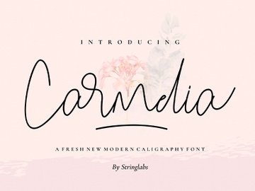 Carmelia - Modern Calligraphy Font