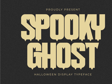 Spooky Ghost - Halloween Display Font