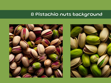 Pistachio nuts background