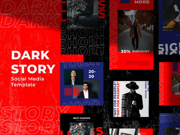 Dark Story Instagram Template
