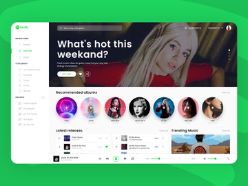Spotify macOS Redesign #light