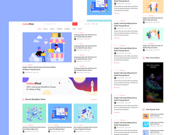 #02 GutenPost- Gutenberg Blog Web Template
