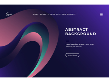 Modern Ultraviolet Color Fluid Poster Cover