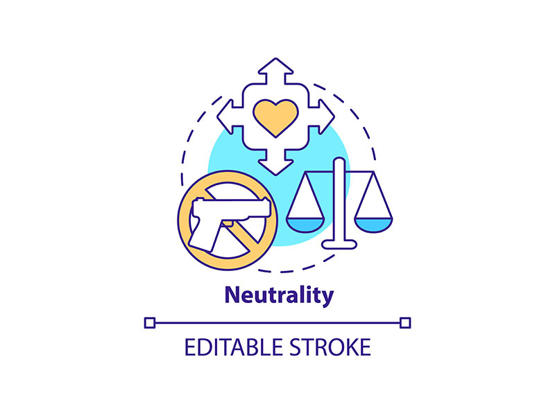 Neutrality Concept Icon By Bsd Studio EpicPxls