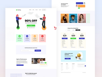 Hosting Web Landing Page