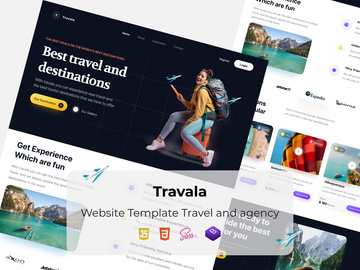 Travala - Website Template Travel and agency
