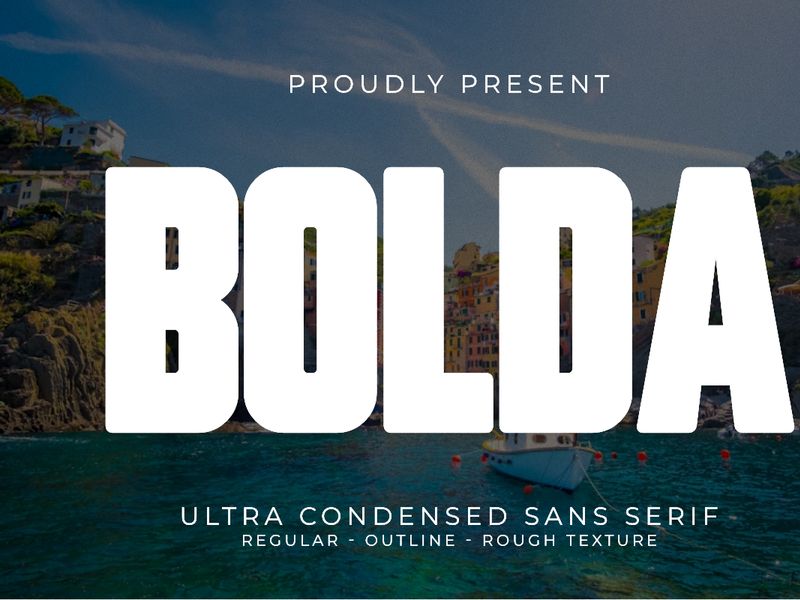 Bolda - Ultra Condensed Sans Serif by Pian45 ~ EpicPxls