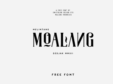 Moalang Free Font