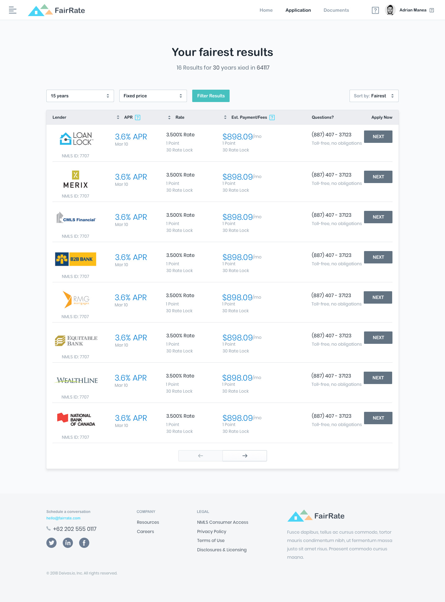 FairRate - 金融网络应用程序UI工具包(FairRate - Finance Web App UI Kit)插图3