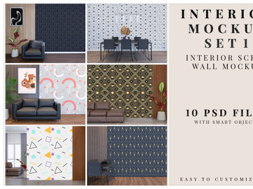Wall Mockup Set 1