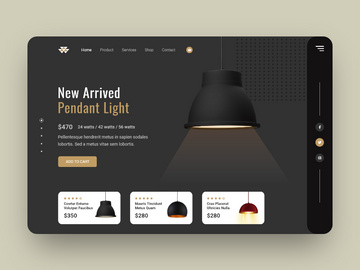E-commerce Web UI