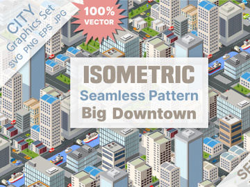 Seamless urban plan pattern map