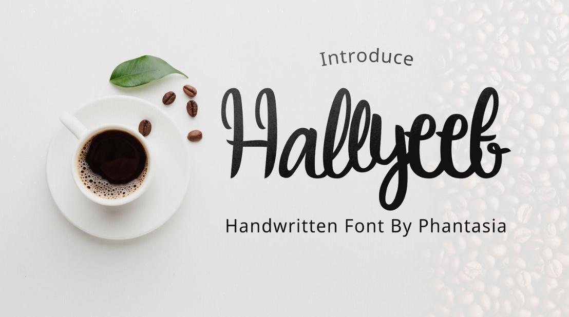 Hallyeet字体[免费用于商业字体](Hallyeet Font [Free For Commercial Font])插图