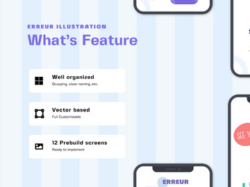 ERREUR - Free Illustration Mobile Kit