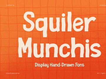 Squiler Munchis | Display Hand Drawn