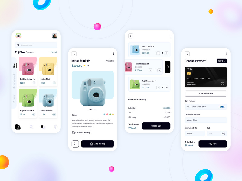Camera Shop App Design by CMARIX Infotech ~ EpicPxls