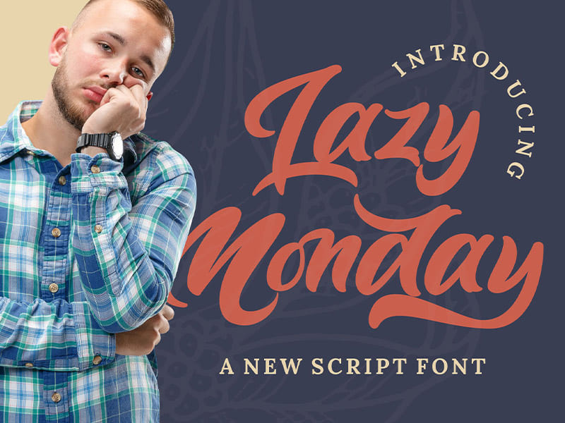 Lazy Monday - Bold Script Font by Stringlabscreative ~ EpicPxls