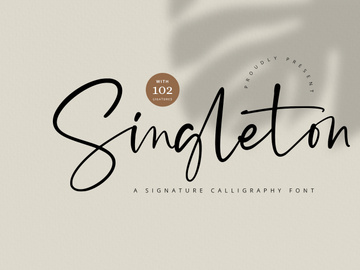 Singleton - Signature Font