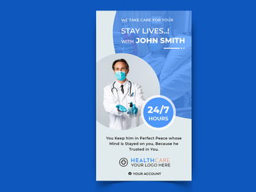 Corona Virus Awareness Social Media Post Template