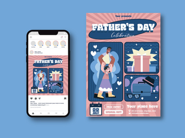 Happy Father Day Flyer