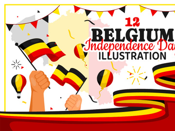 12 Belgium Independence Day Illustration