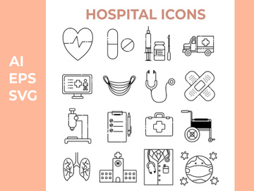 Hospital Icons