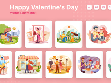 M188_Happy Valentine's Day Scenes