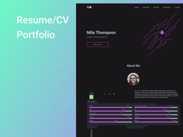 QA - Personal Portfolio Template