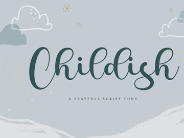 Childish - Playful Script Font