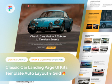 Coche Clasico - Classic Car Landing Page
