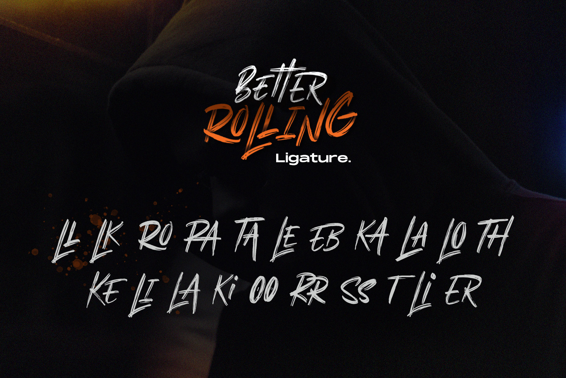 免费更好的滚动刷字体(Free Better Rolling Brush Font)插图1