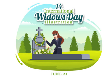 14 International Widows Day Illustration