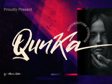 Qunka - Handwritten Typeface Font