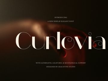 Curlovia | Display Elegant Font