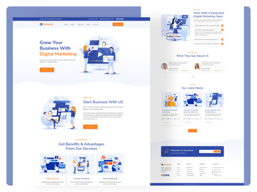 Digital Marketing Agency Website Templates