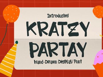 Kratzy Partay | Hand Drawn Display