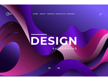 Abstract Background Dynamic Wave Colorful