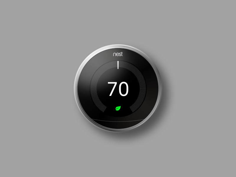 Nest Thermostat Sketch Render preview picture