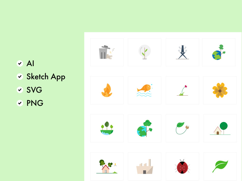 Environment Color Icons