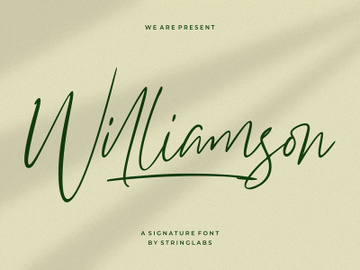 Williamson - Luxury Signature Font