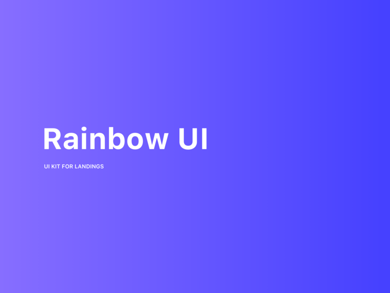 Epic Rainbow UI Kit with Bootstrap 4 Theme by EpicCoders ~ EpicPxls