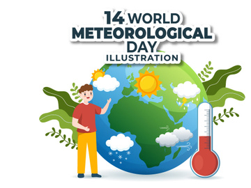 14 World Meteorological Day Illustration