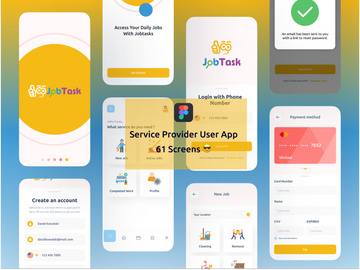 Home Appliances Service Provider Mobile App UI Kit