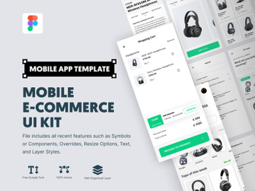 Mobile E-Commerce UI Kit