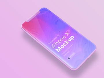 iPhone XS app mobile Mock-Up
